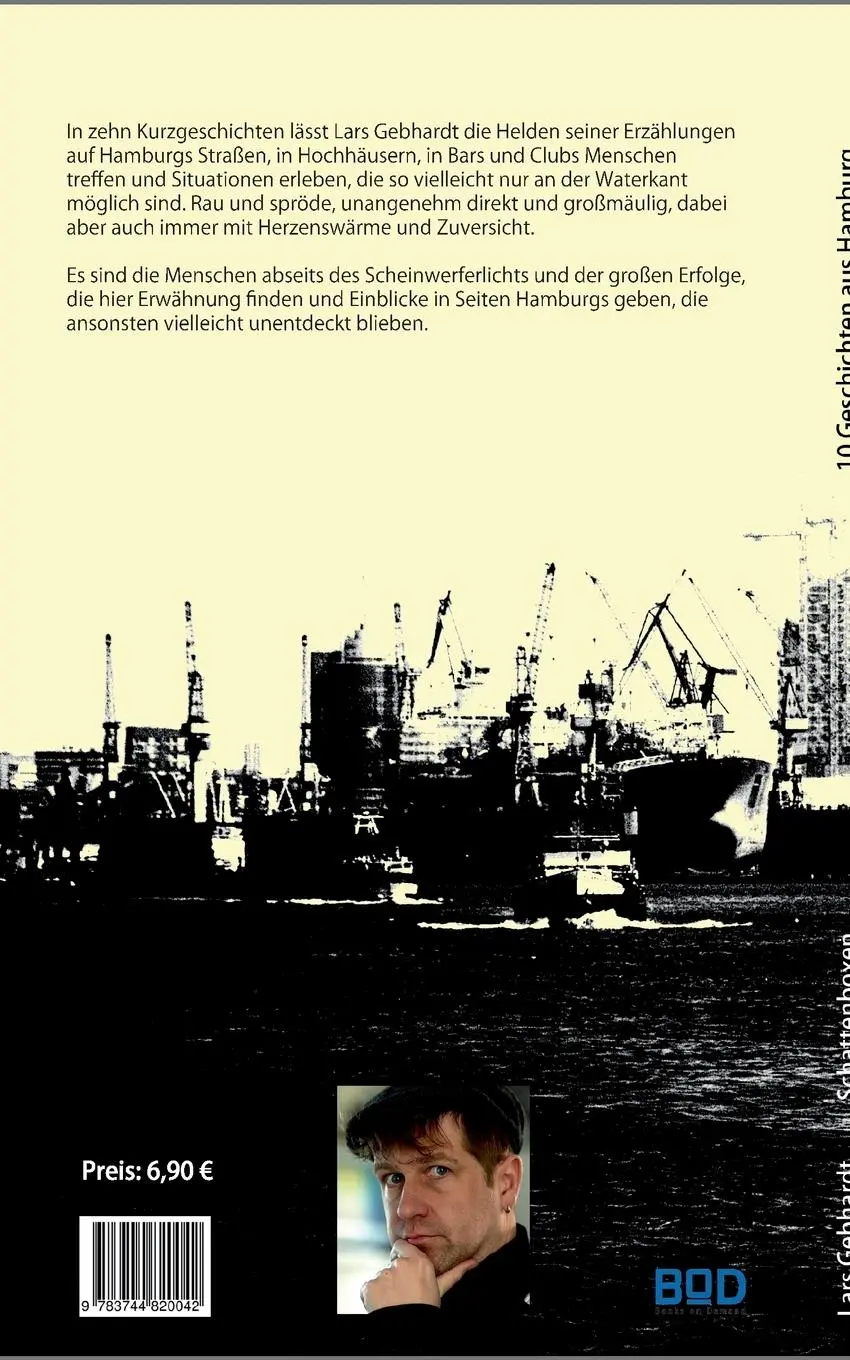 Rückseite: 9783744820042 | Schattenboxen | Zehn Geschichten aus Hamburg | Lars Gebhardt | Buch