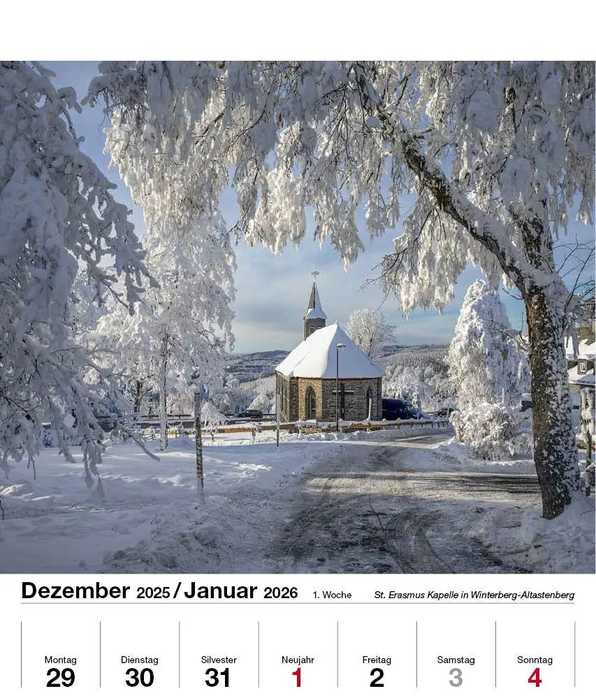 Bild: 9783910690042 | Schönes Sauerland 2026 | Holger Klaes | Kalender | 54 S. | Deutsch