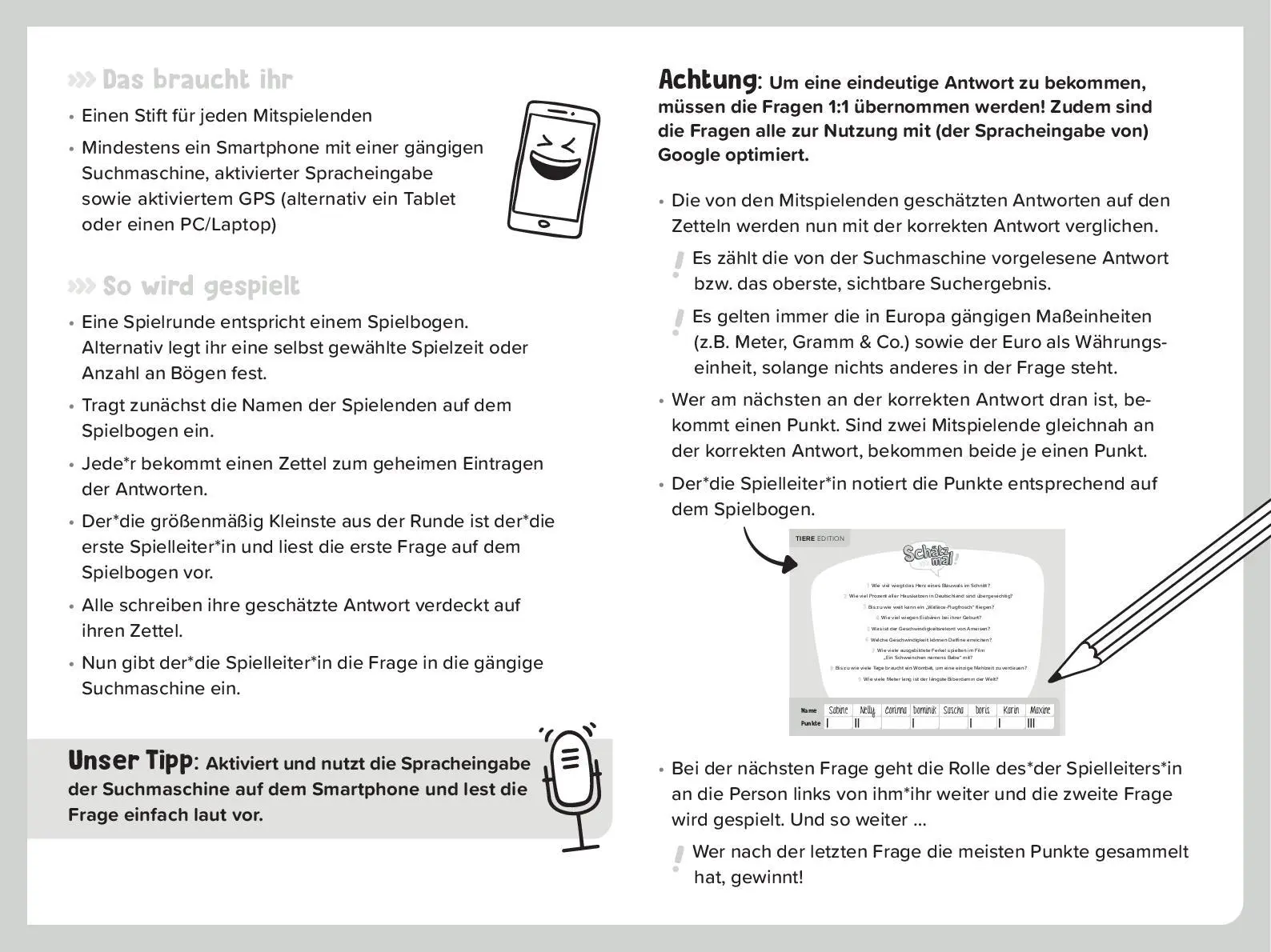 Bild: 9783989760042 | Schätz mal! Tiere Edition | Taschenbuch | 96 S. | Deutsch | 2024