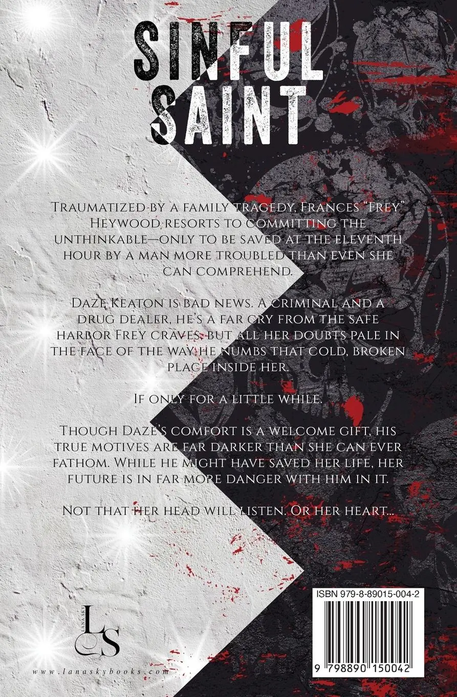 Rückseite: 9798890150042 | Sinful Saint | A Dark MC Romance | Lana Sky | Taschenbuch | Englisch
