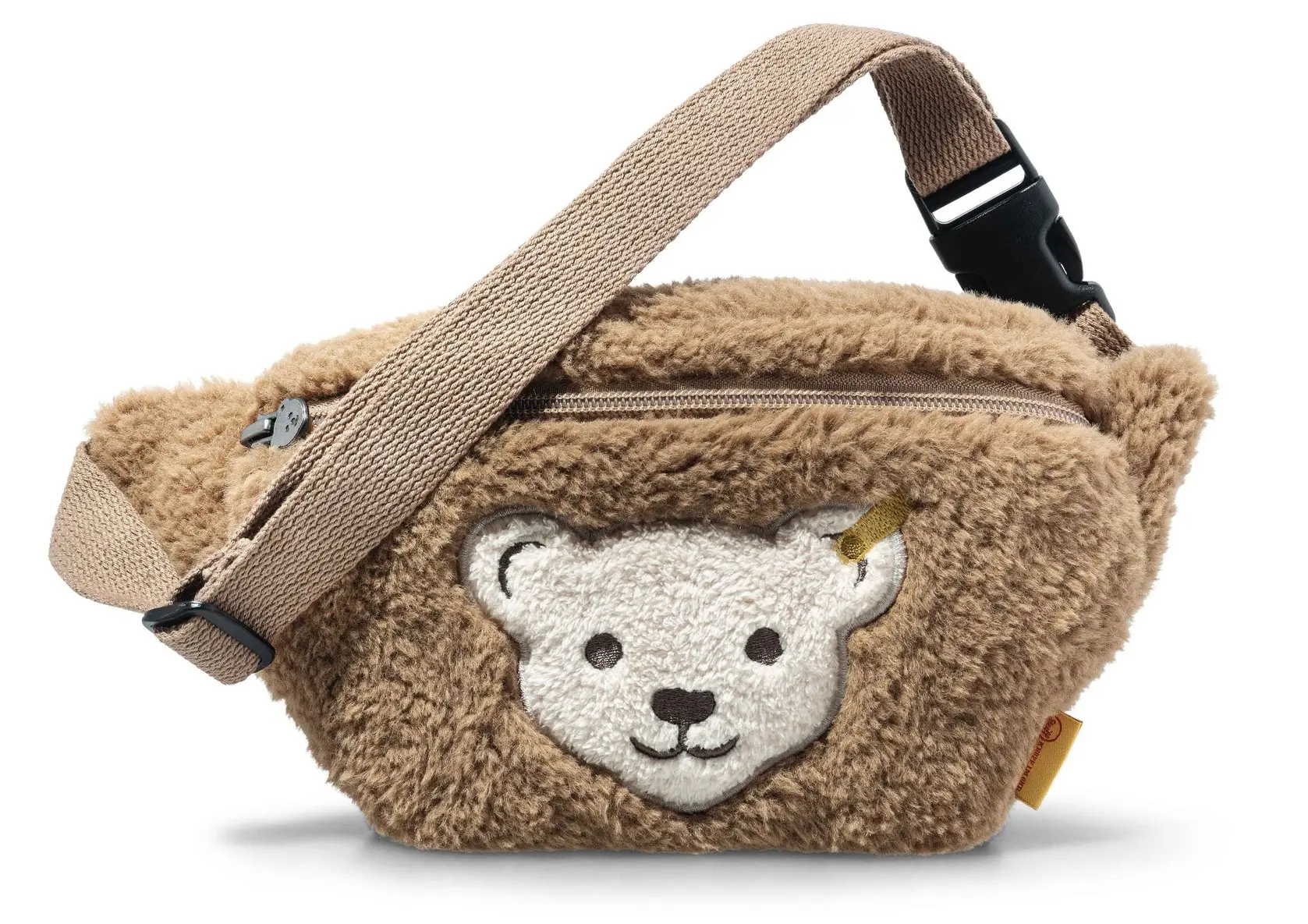 Cover: 4001505600142 | Steiff 600142 - Teddy Fleece Gürteltasche, mit Quietsche, 20cm, braun