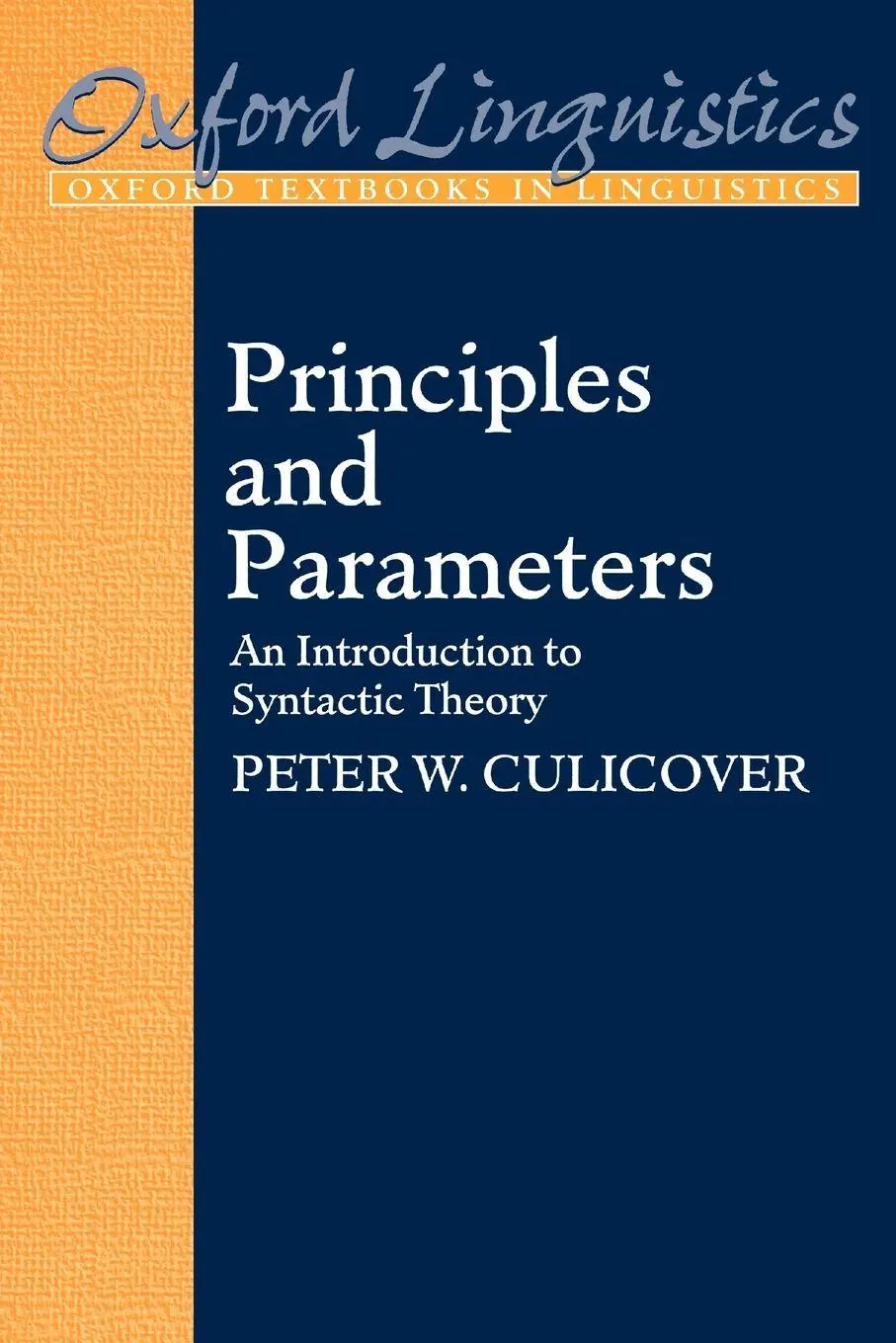 Cover: 9780198700142 | Principles and Parameters | An Introduction to Syntactic Theory | Buch