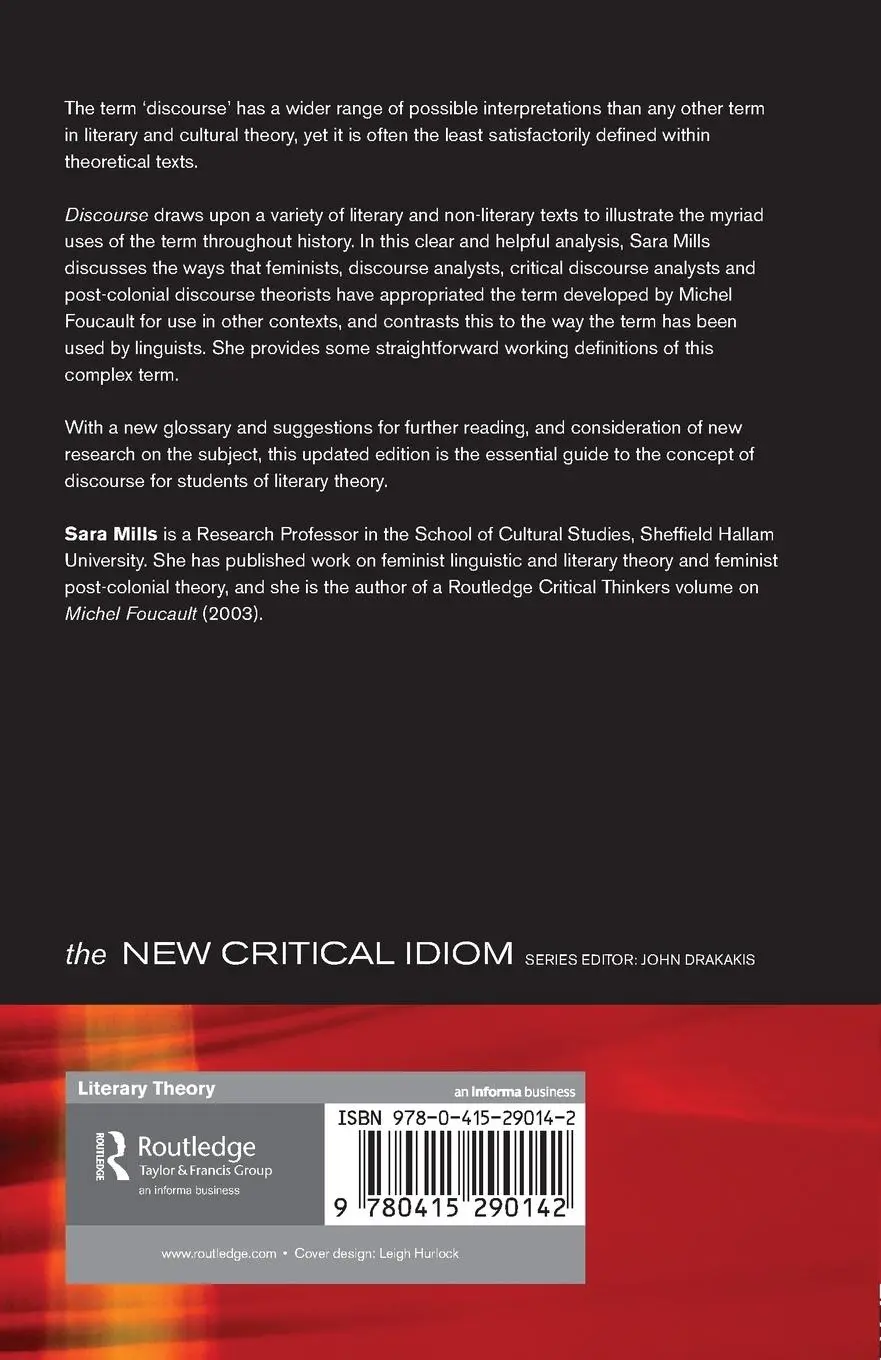 Rückseite: 9780415290142 | Discourse | Sara Mills | Taschenbuch | Einband - flex.(Paperback)