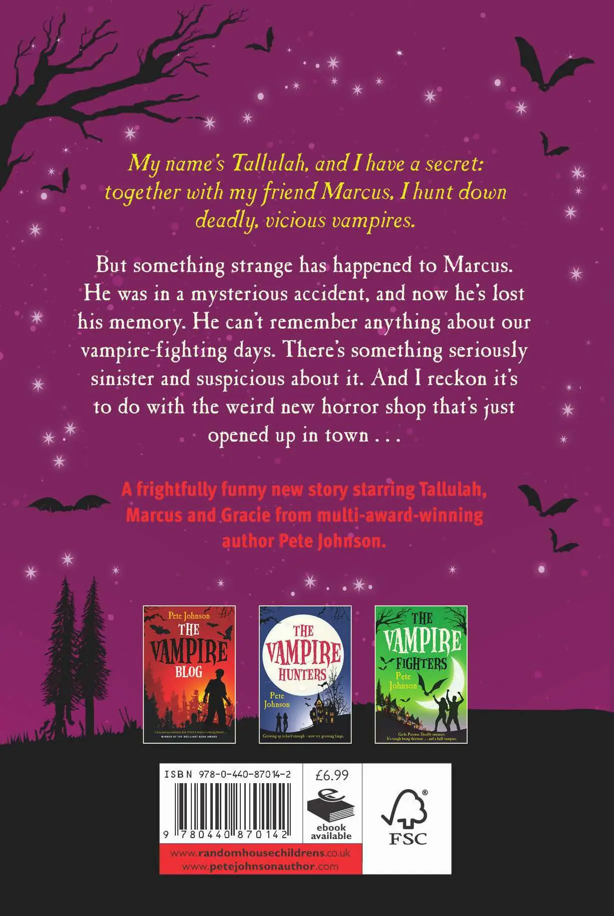 Rückseite: 9780440870142 | The Vampire Bewitched | Pete Johnson | Taschenbuch | Englisch | 2014