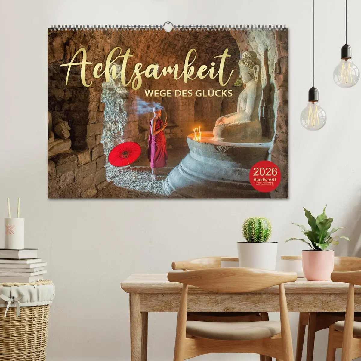 Bild: 9783457640142 | ACHTSAMKEIT - Wege des Glücks (Wandkalender 2026 DIN A2 quer),...