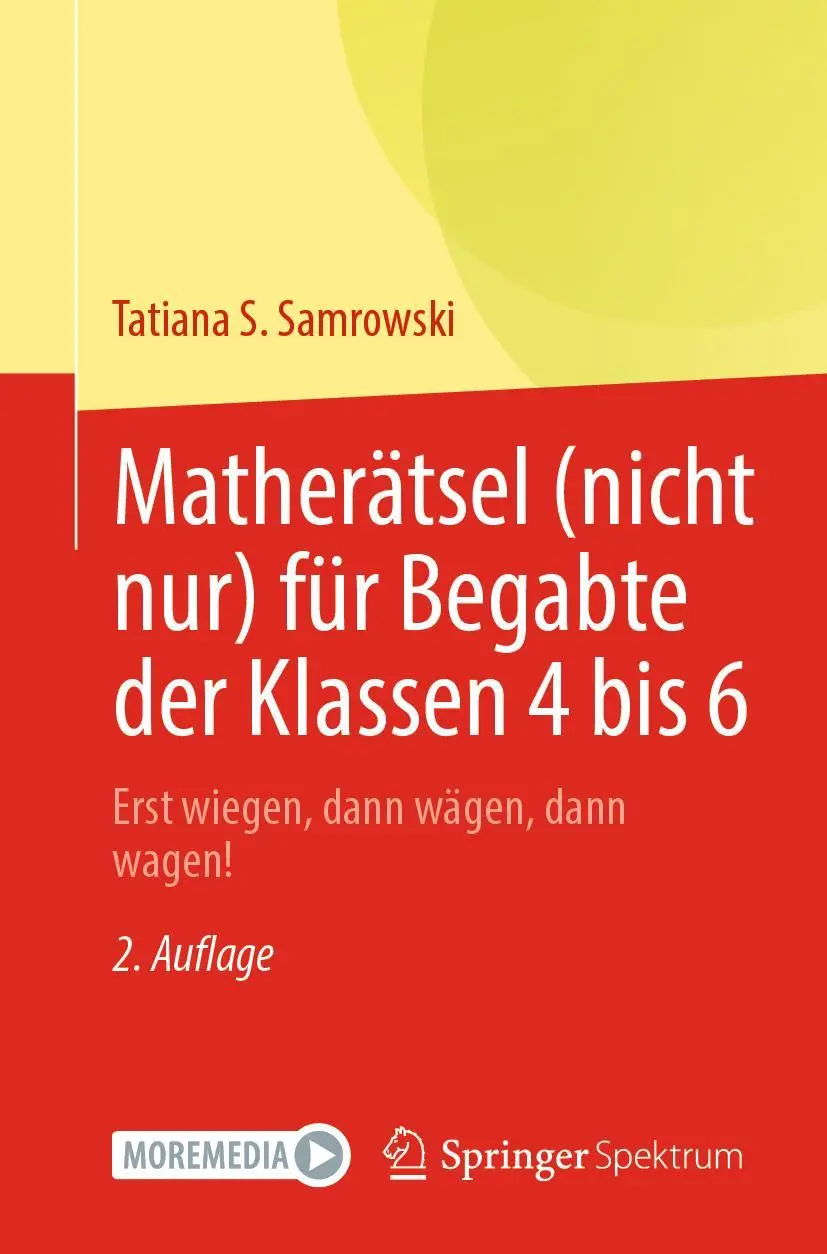 Cover: 9783662640142 | Matherätsel (nicht nur) für Begabte der Klassen 4 bis 6 | Samrowski