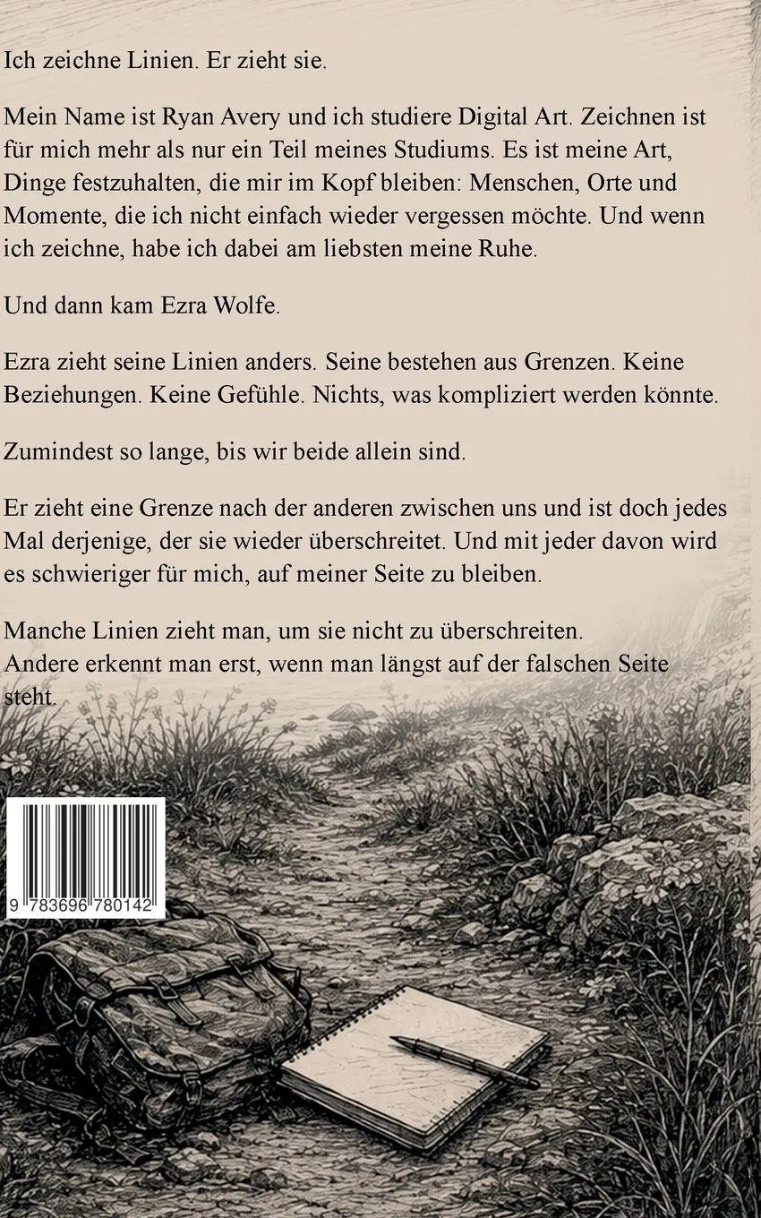 Rückseite: 9783696780142 | Drawing the Lines | Jamie Hayes | Taschenbuch | 430 S. | Deutsch