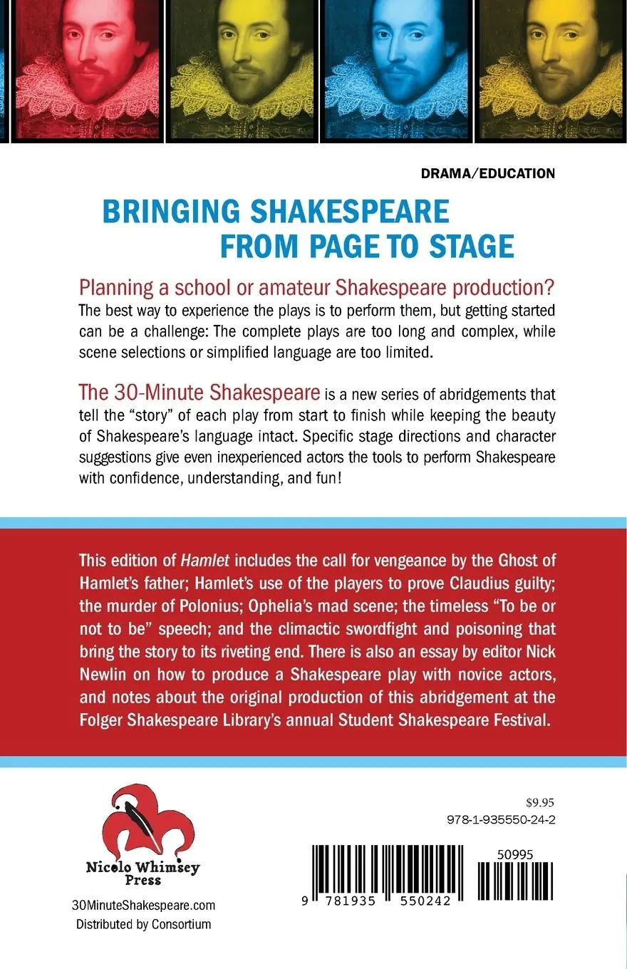 Rückseite: 9781935550242 | Hamlet | The 30-Minute Shakespeare | William Shakespeare | Taschenbuch