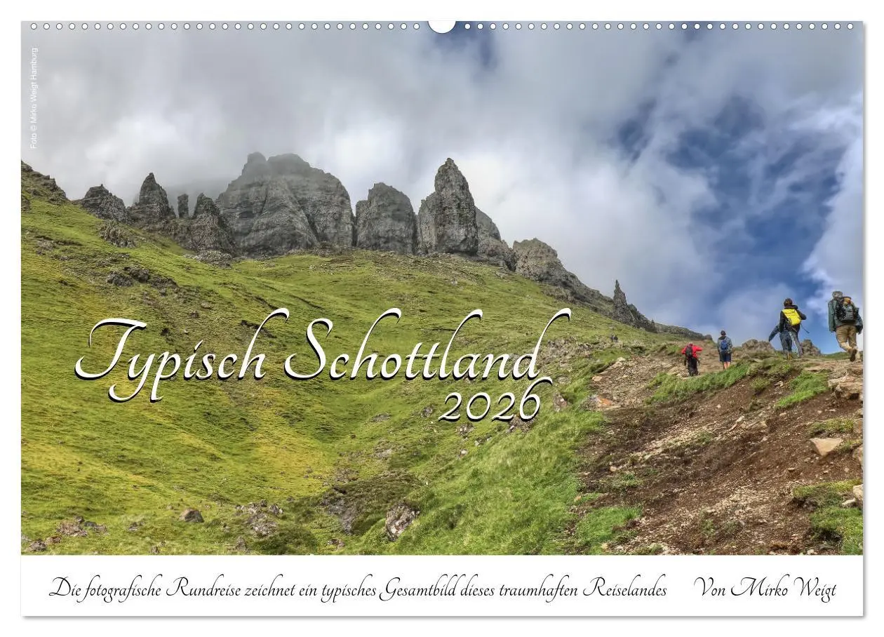 Cover: 9783457560242 | Typisch Schottland (Wandkalender 2026 DIN A2 quer), CALVENDO...