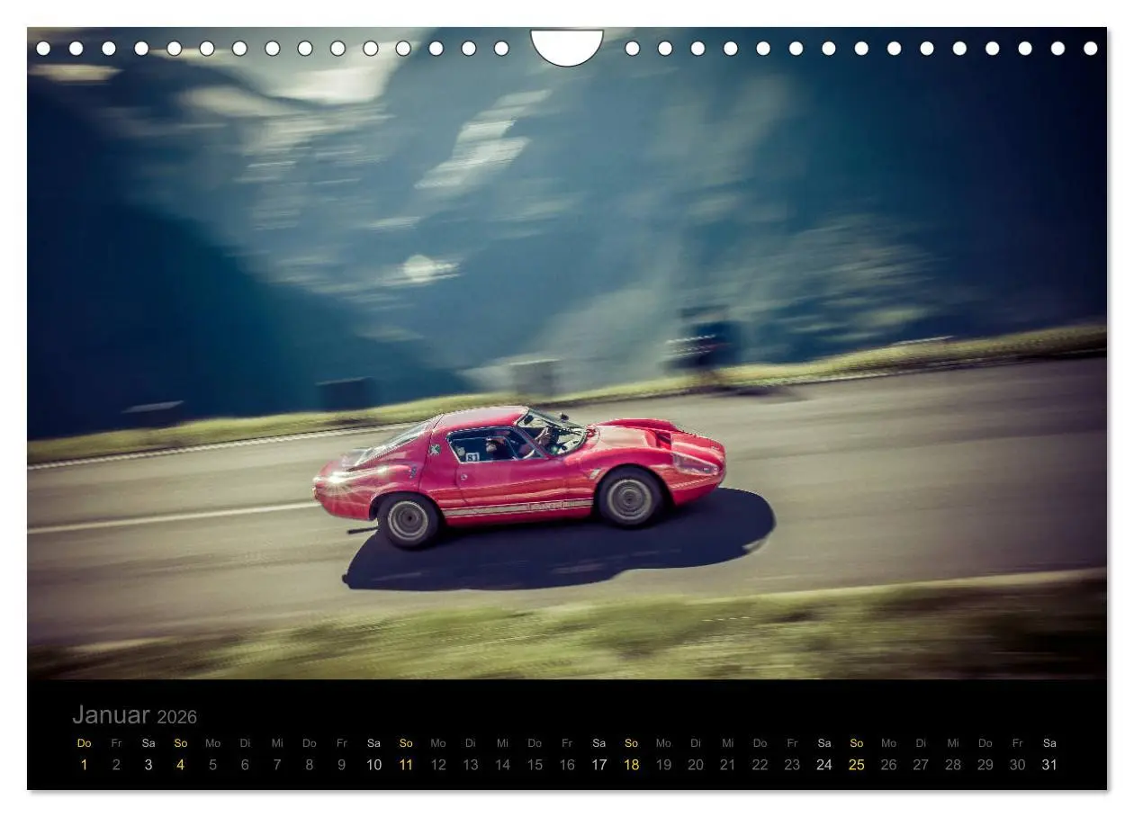 Bild: 9783457870242 | Abarth Racing (Wandkalender 2026 DIN A4 quer), CALVENDO Monatskalender