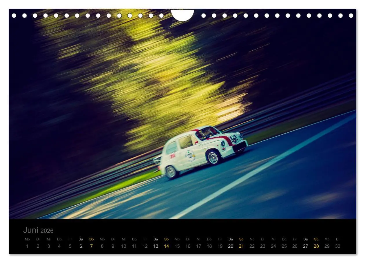 Bild: 9783457870242 | Abarth Racing (Wandkalender 2026 DIN A4 quer), CALVENDO Monatskalender