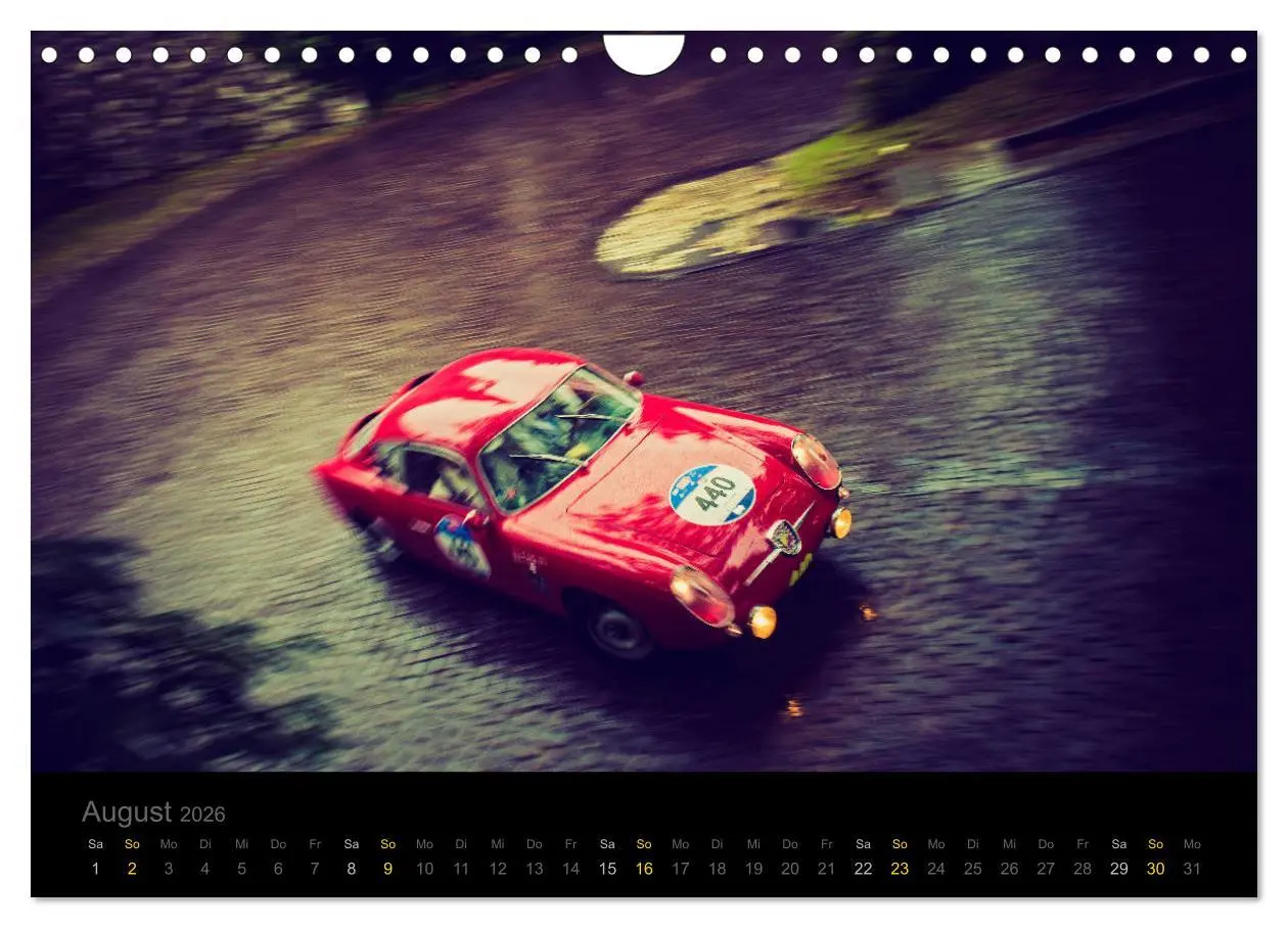 Bild: 9783457870242 | Abarth Racing (Wandkalender 2026 DIN A4 quer), CALVENDO Monatskalender