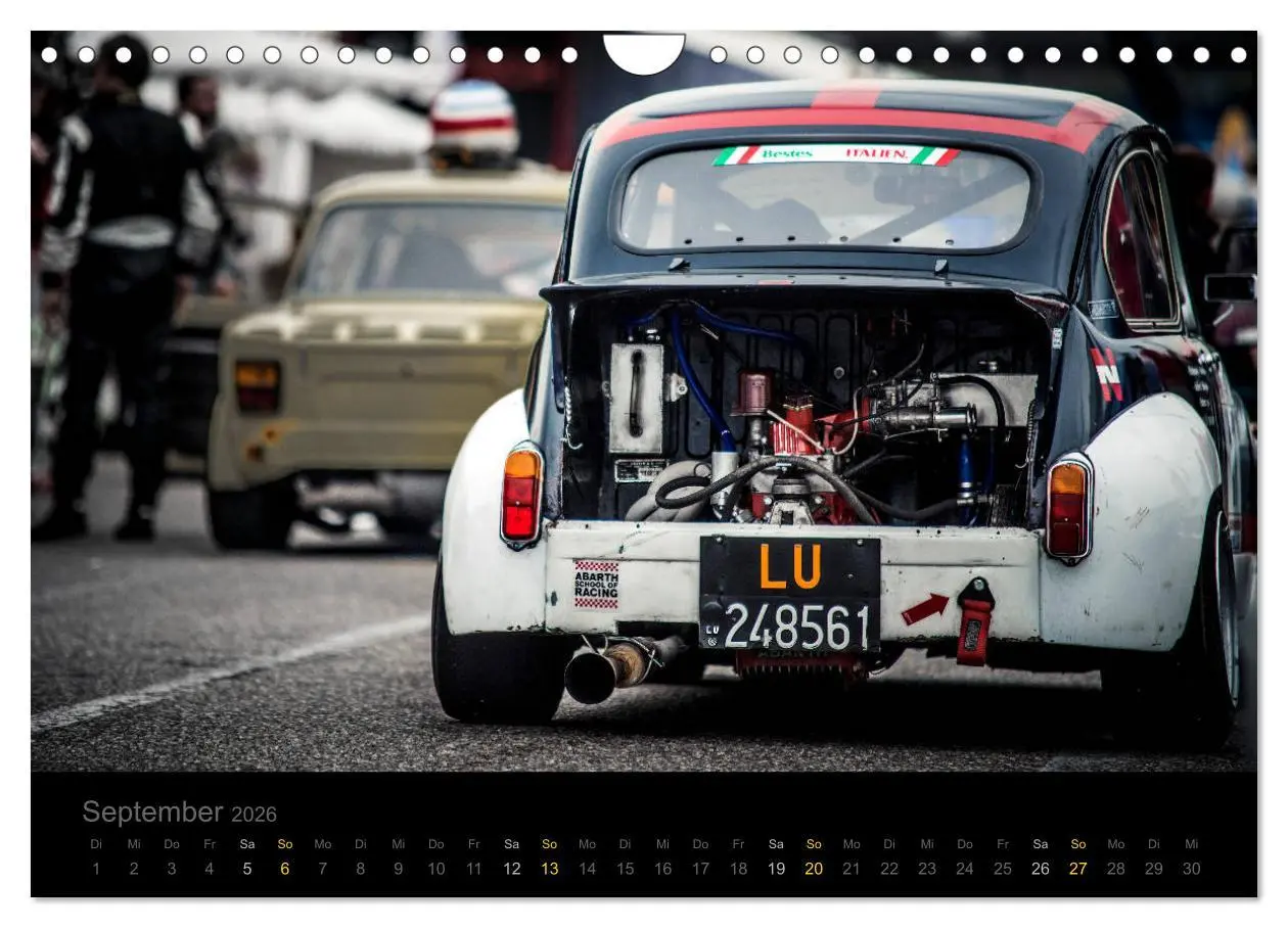 Bild: 9783457870242 | Abarth Racing (Wandkalender 2026 DIN A4 quer), CALVENDO Monatskalender