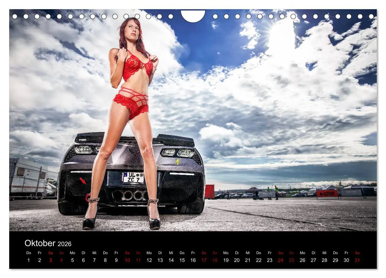 Bild: 9783457940242 | Cars and Girls (Wandkalender 2026 DIN A4 quer), CALVENDO...