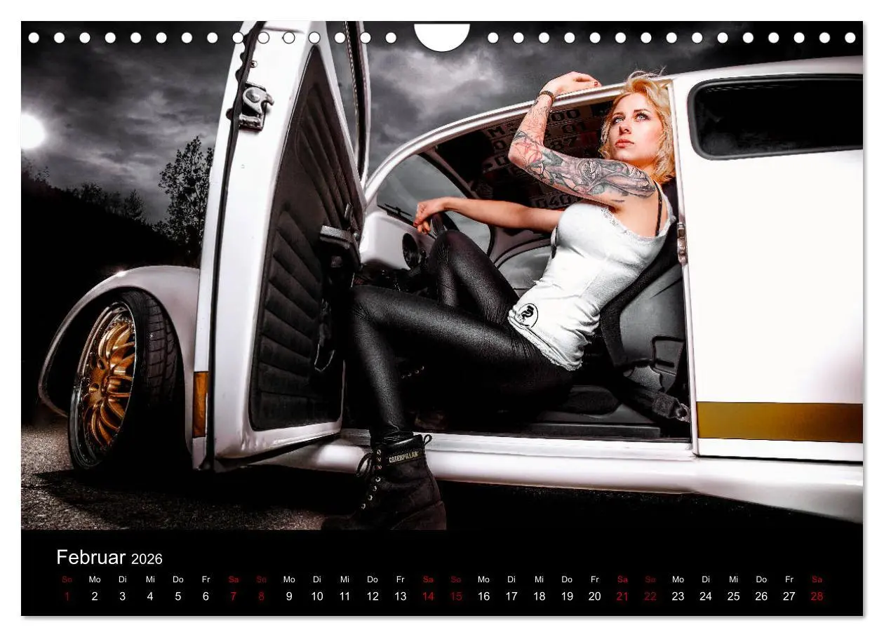 Bild: 9783457940242 | Cars and Girls (Wandkalender 2026 DIN A4 quer), CALVENDO...