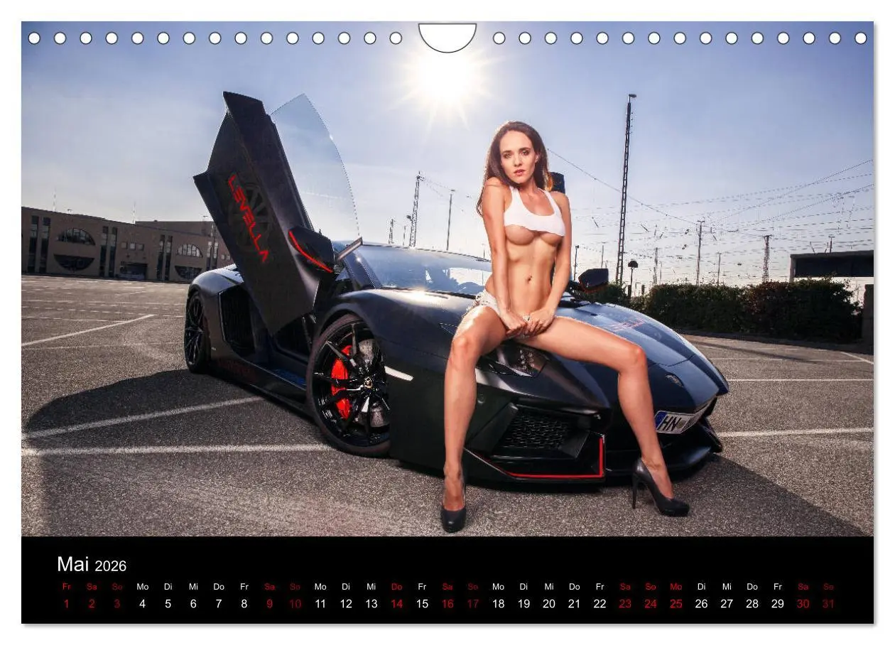 Bild: 9783457940242 | Cars and Girls (Wandkalender 2026 DIN A4 quer), CALVENDO...