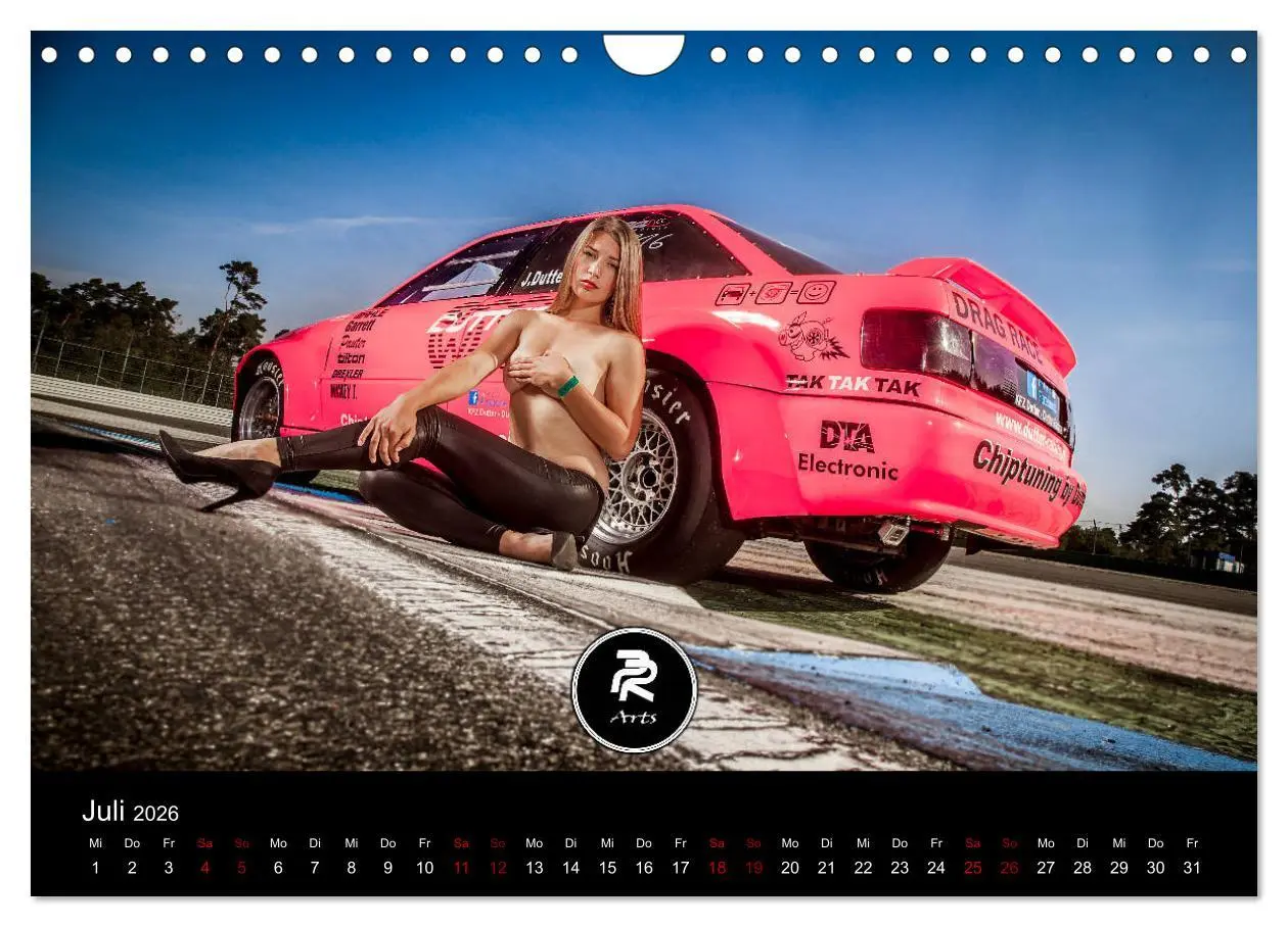 Bild: 9783457940242 | Cars and Girls (Wandkalender 2026 DIN A4 quer), CALVENDO...