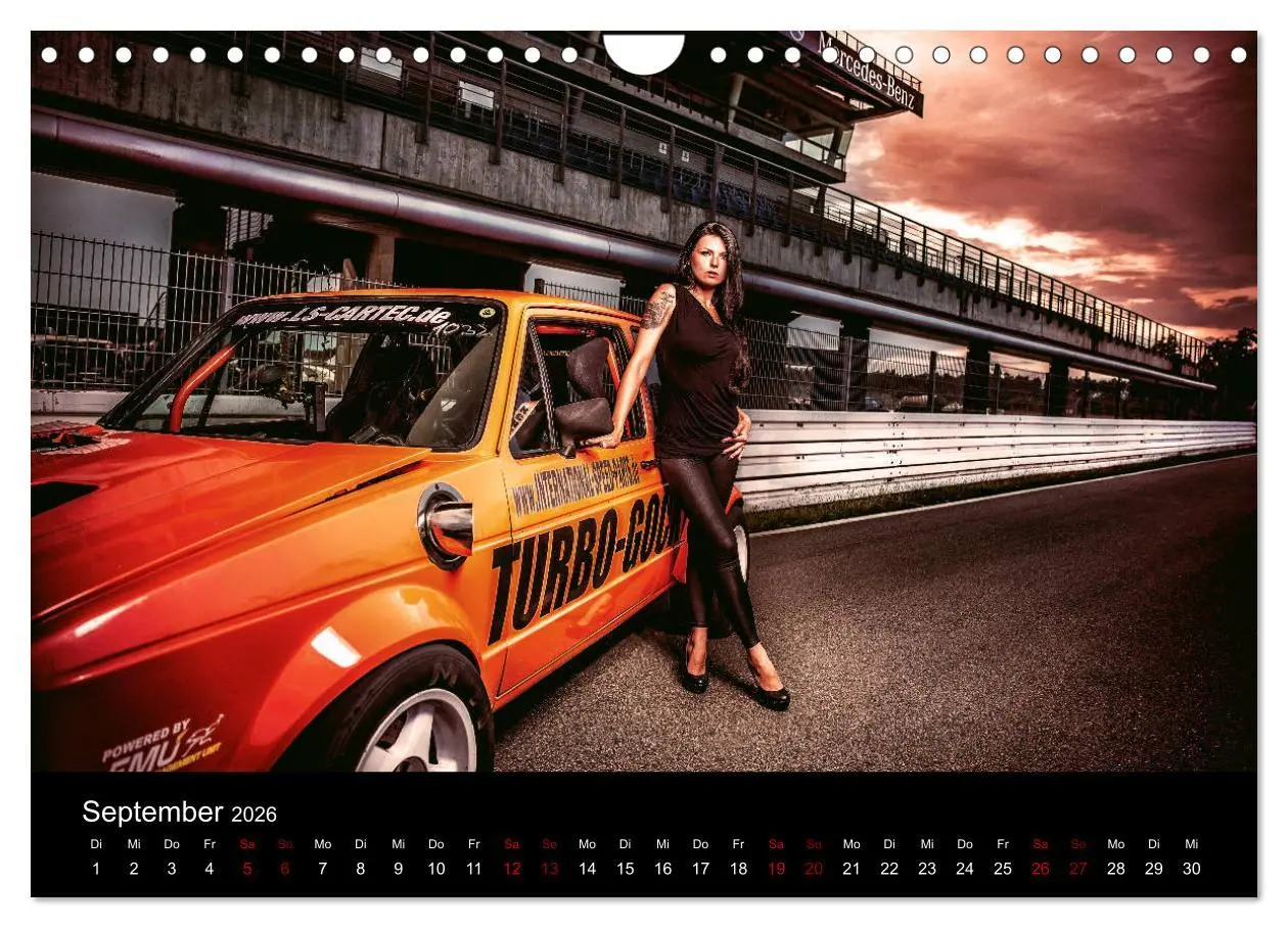 Bild: 9783457940242 | Cars and Girls (Wandkalender 2026 DIN A4 quer), CALVENDO...