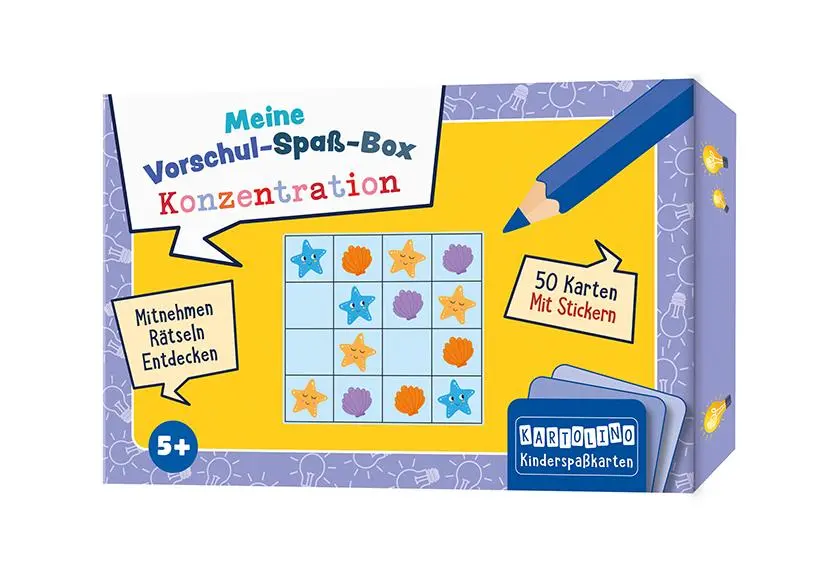 Cover: 9783790100242 | Meine Vorschul-Spaß-Box: Konzentration | Mitnehmen, rätseln, entdecken