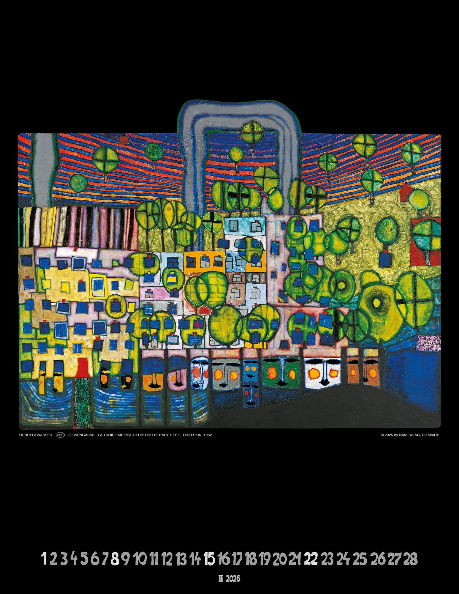 Bild: 9783910430242 | Hundertwasser Art Calendar 2026 | Wörner Verlag GmbH | Kalender | 2026