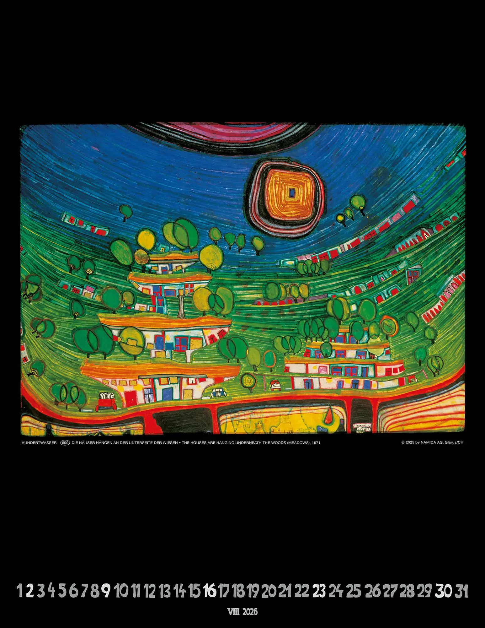 Bild: 9783910430242 | Hundertwasser Art Calendar 2026 | Wörner Verlag GmbH | Kalender | 2026