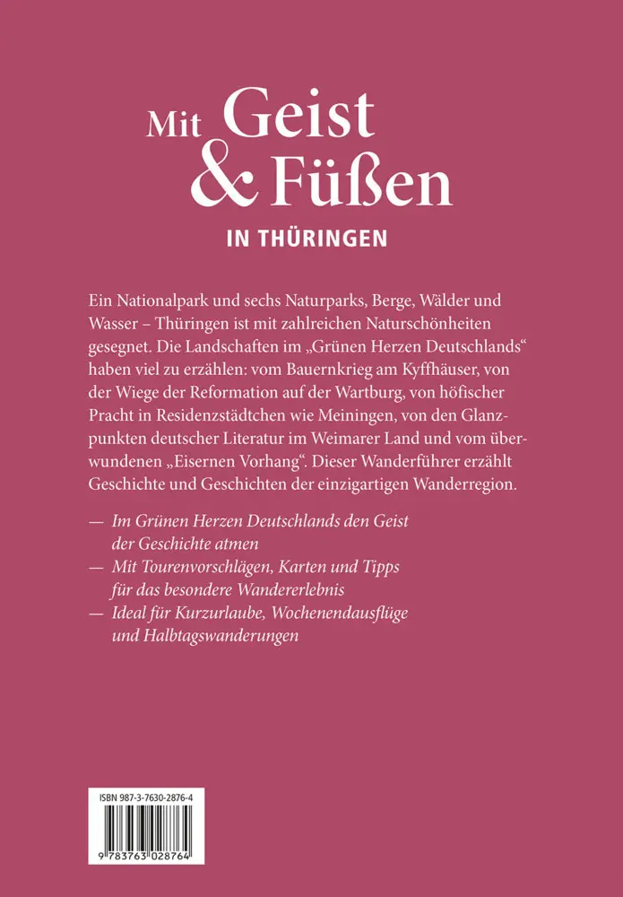 Bild: 9783989050242 | Mit Geist &amp; Füßen. In Thüringen | Jürgen Gerrmann | Taschenbuch | 2022