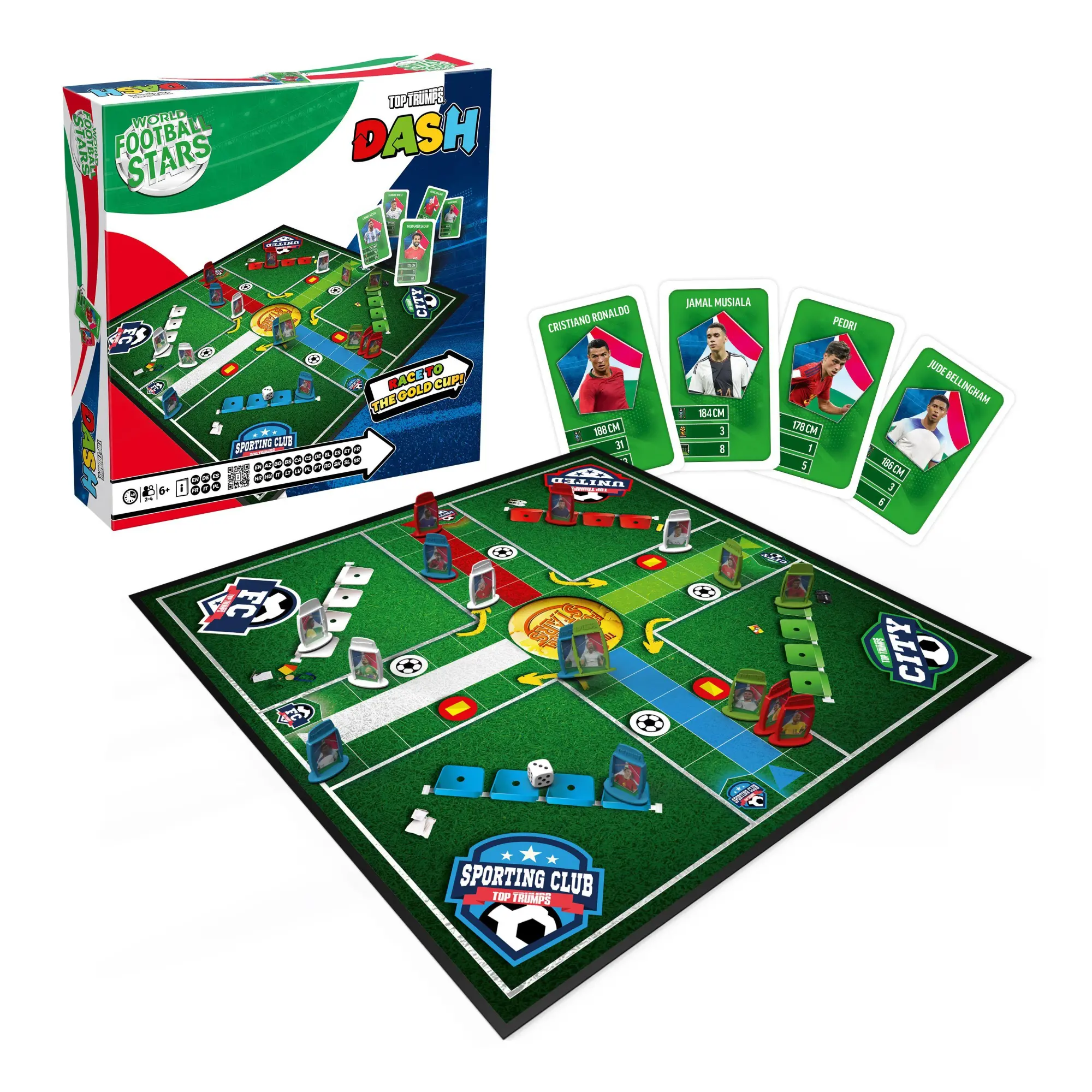 Bild: 5036905030342 | Top Trumps Dash Weltfussball Stars | Spiel | Deutsch | 2026
