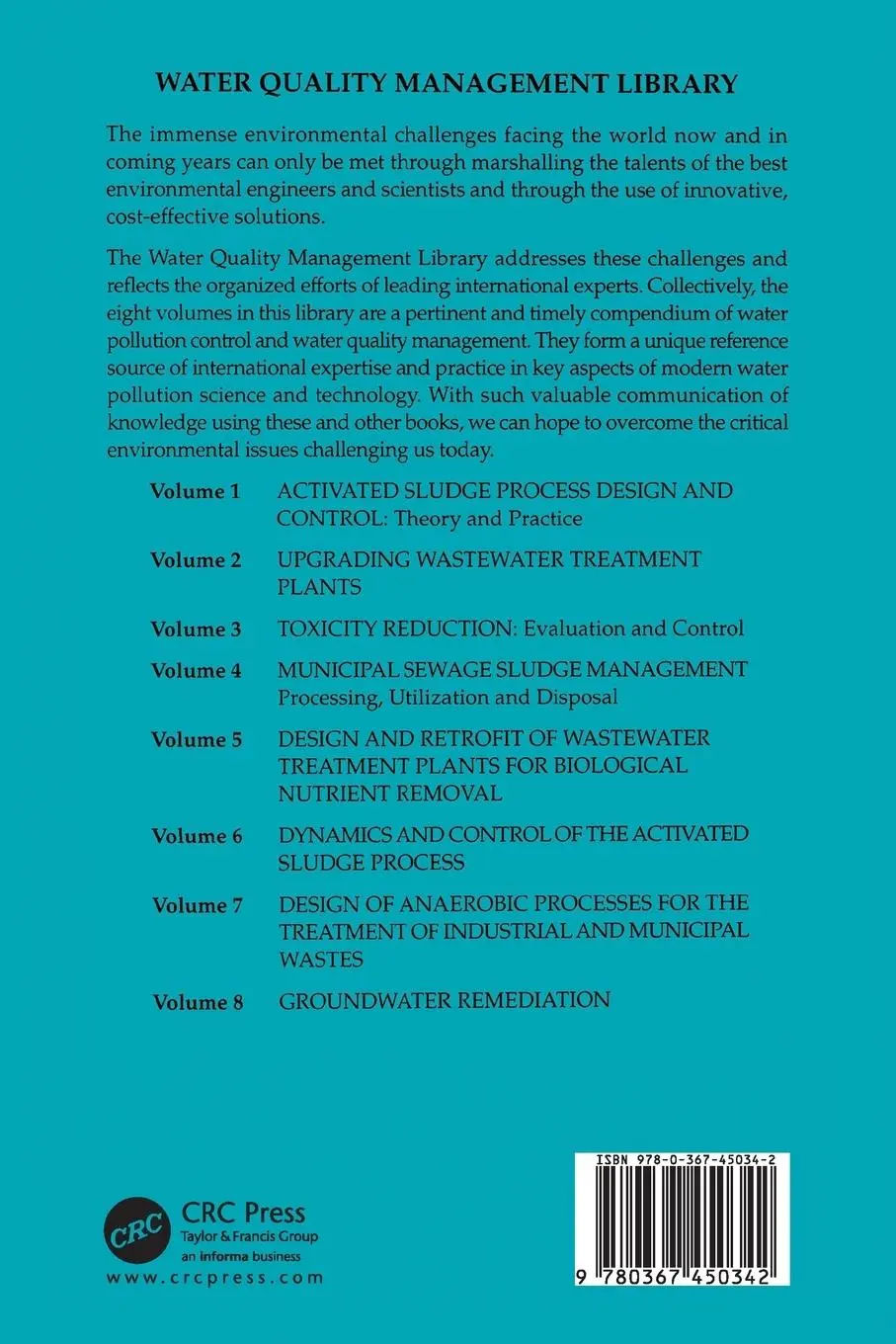 Rückseite: 9780367450342 | Design of Anaerobic Processes for Treatment of Industrial and...