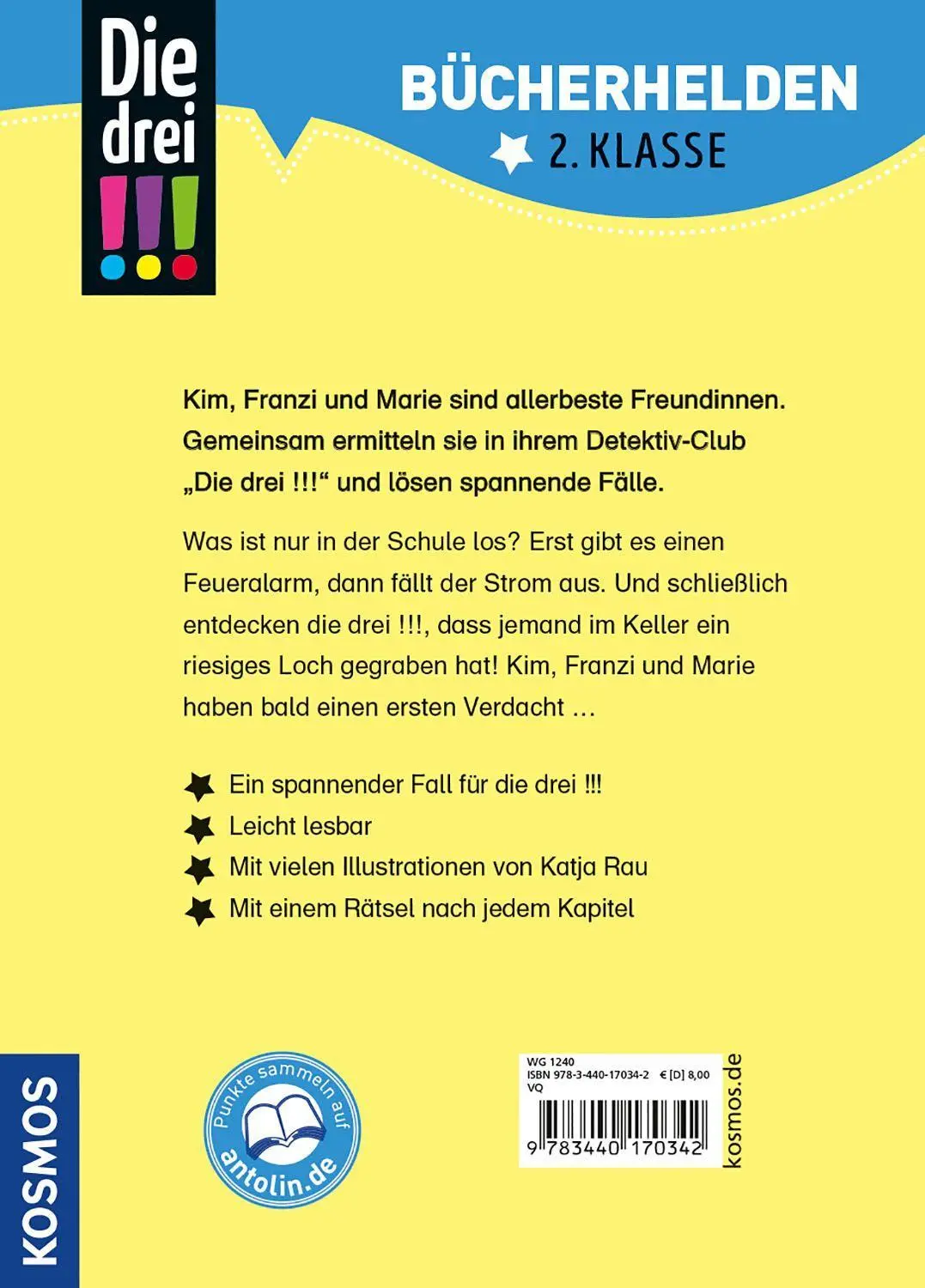 Bild: 9783440170342 | Die drei !!!, Bücherhelden 2. Klasse, Alarm in der Schule | Ambach