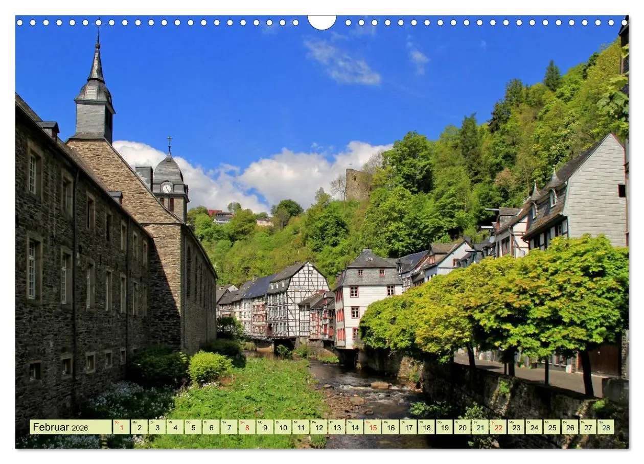 Bild: 9783457930342 | Die schönsten Orte der Eifel - Monschau (Wandkalender 2026 DIN A3...