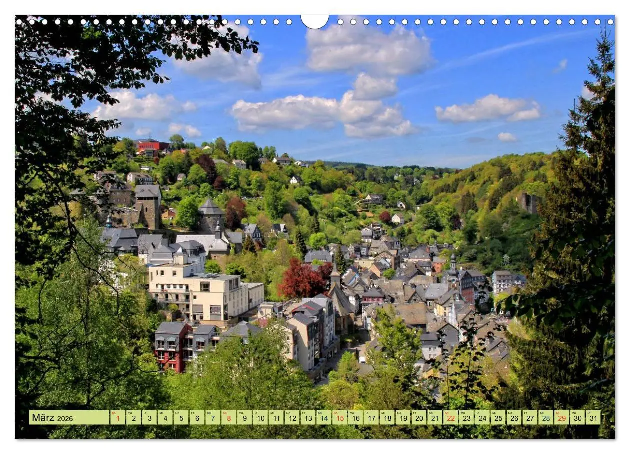 Bild: 9783457930342 | Die schönsten Orte der Eifel - Monschau (Wandkalender 2026 DIN A3...