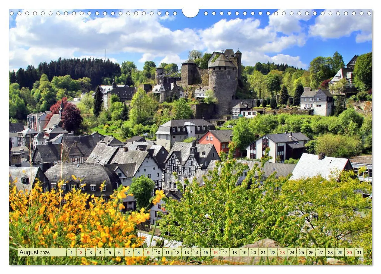 Bild: 9783457930342 | Die schönsten Orte der Eifel - Monschau (Wandkalender 2026 DIN A3...