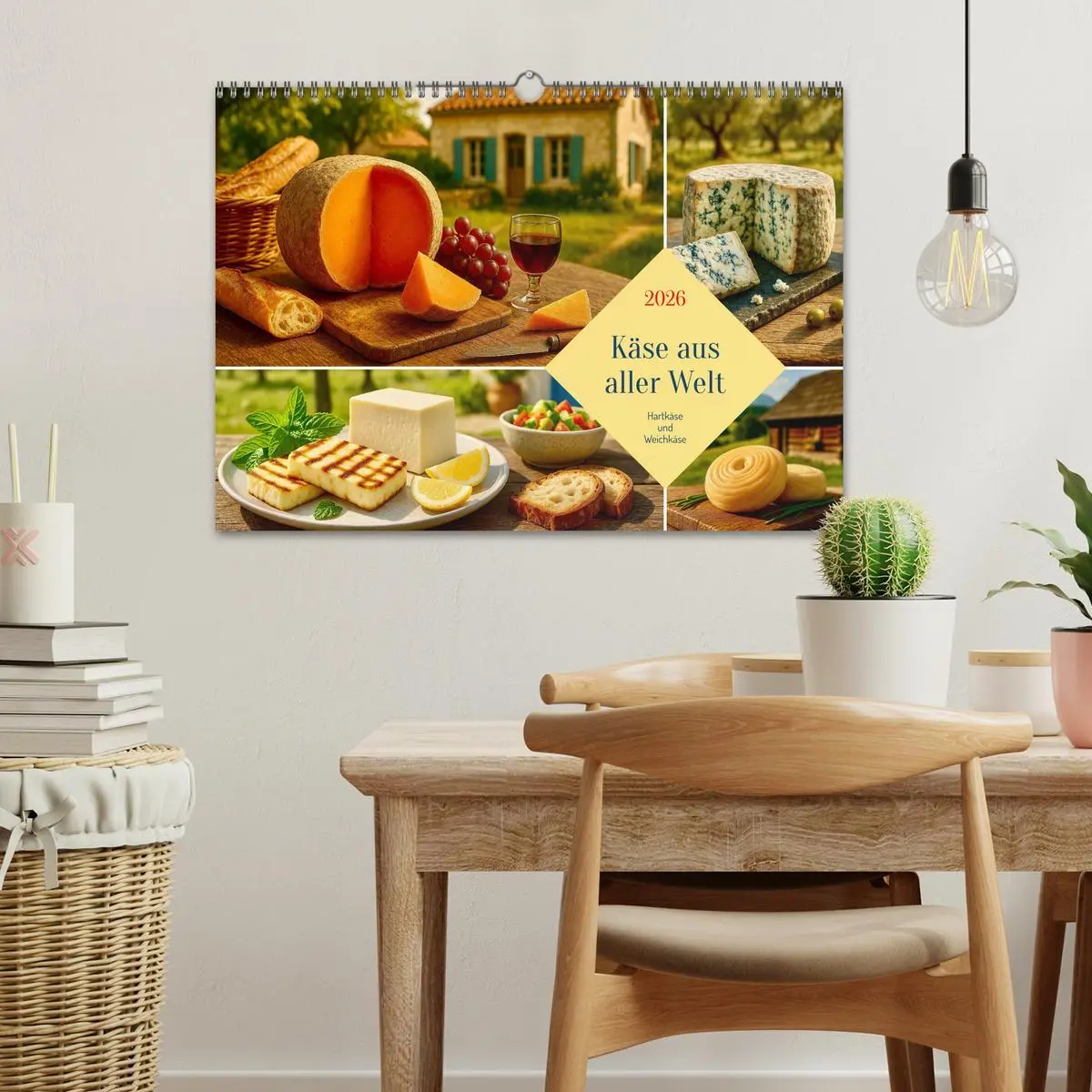 Bild: 9783516640342 | Käse aus aller Welt (Wandkalender 2026 DIN A3 quer), CALVENDO...
