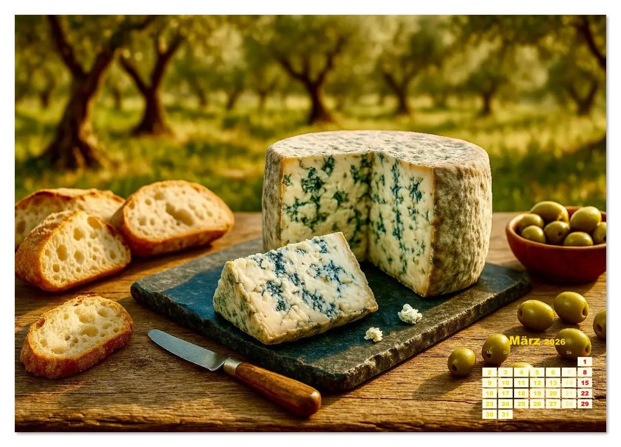 Bild: 9783516640342 | Käse aus aller Welt (Wandkalender 2026 DIN A3 quer), CALVENDO...