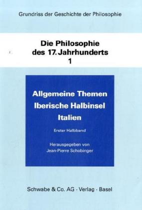 Cover: 9783796510342 | Allgemeine Themen. Iberische Halbinsel. Italien. Bd.1 | Schobinger