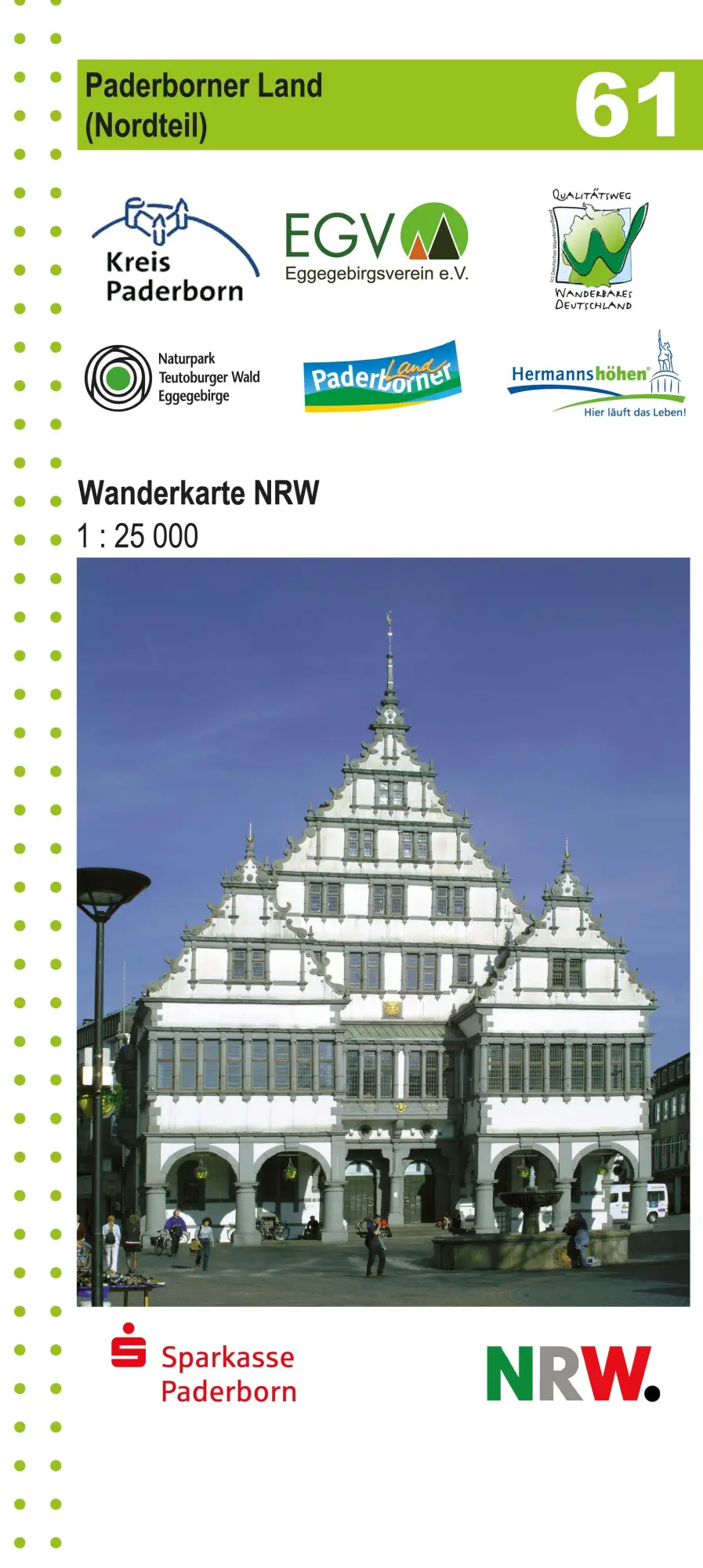 Cover: 9783959650342 | Paderborner Land (Nordteil) Blatt 61, topographische Wanderkarte NRW