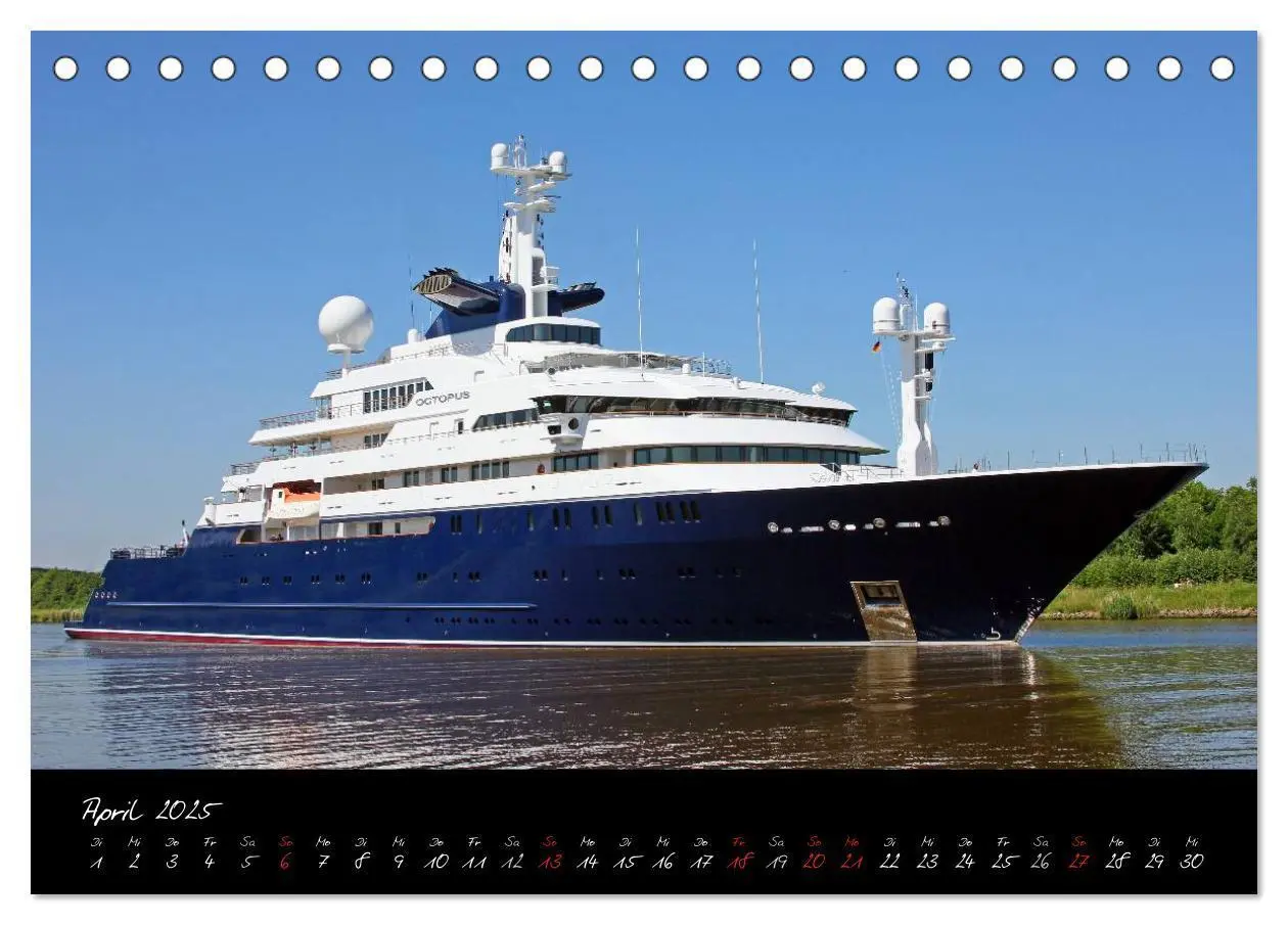 Bild: 9783435690442 | Schiffe - Unterwegs in Norddeutschland (Tischkalender 2025 DIN A5...