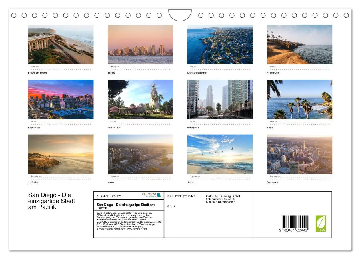 Bild: 9783457610442 | San Diego - Die einzigartige Stadt am Pazifik. (Wandkalender 2026...