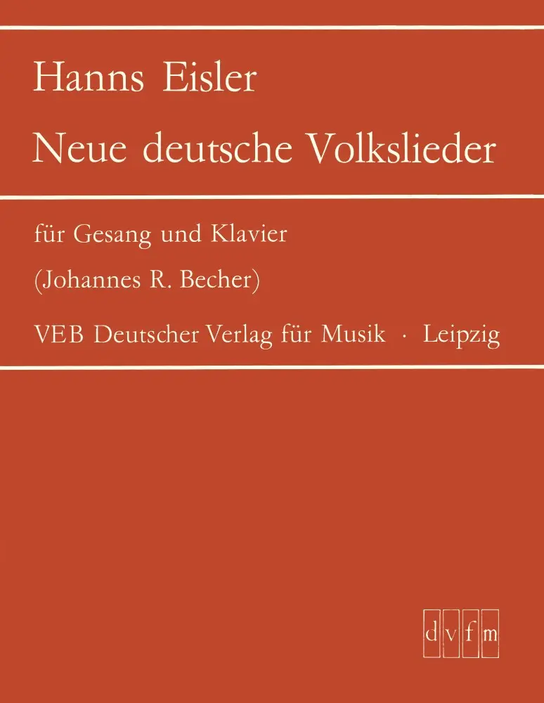 Cover: 9790200490442 | Neue deutsche Volkslieder | Hans Eisler | Buch | EAN 9790200490442