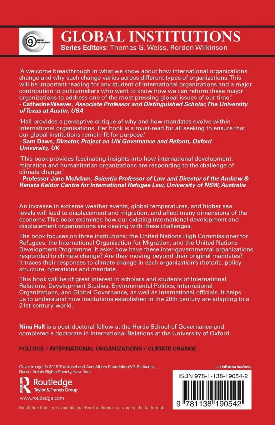 Rückseite: 9781138190542 | Displacement, Development, and Climate Change | Nina Hall | Buch