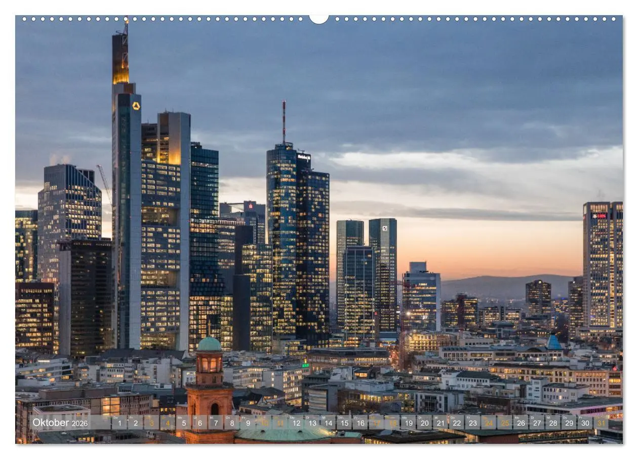 Bild: 9783457460542 | Frankfurt Mainhattan (hochwertiger Premium Wandkalender 2026 DIN A2...