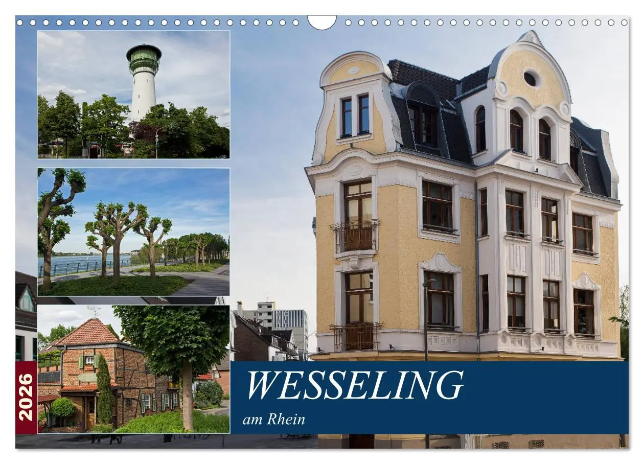 Cover: 9783457840542 | Wesseling am Rhein (Wandkalender 2026 DIN A3 quer), CALVENDO...