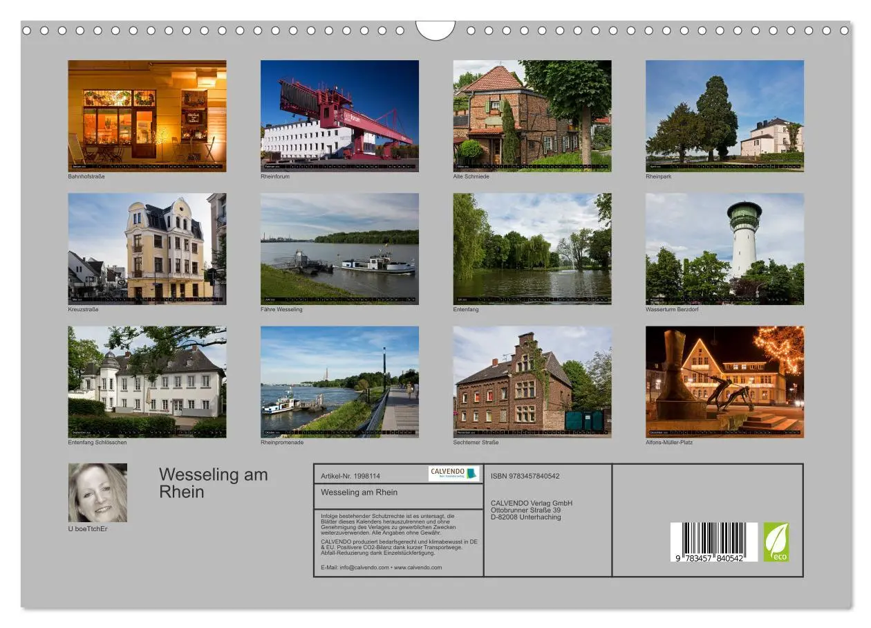 Bild: 9783457840542 | Wesseling am Rhein (Wandkalender 2026 DIN A3 quer), CALVENDO...
