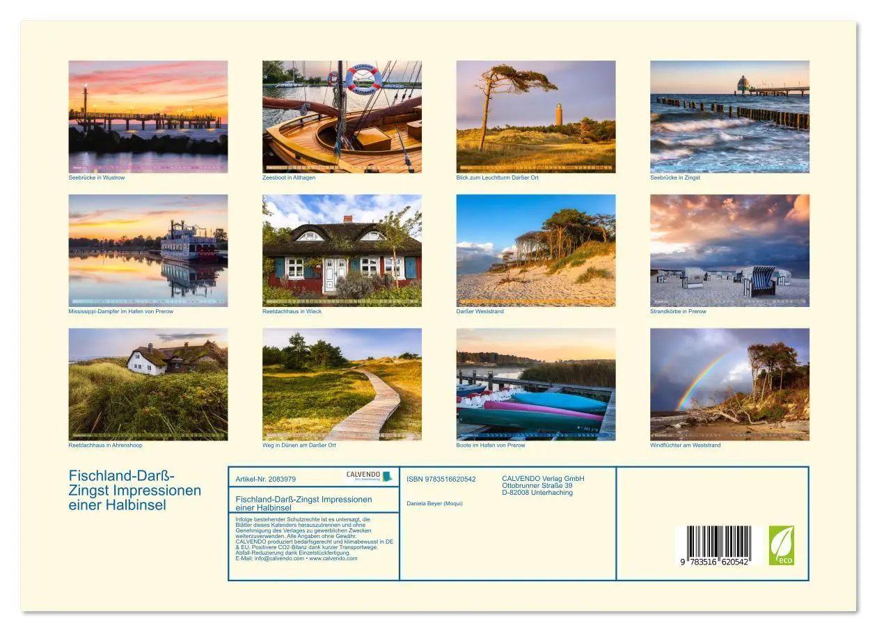 Bild: 9783516620542 | Fischland-Darß-Zingst Impressionen einer Halbinsel (Wandkalender...