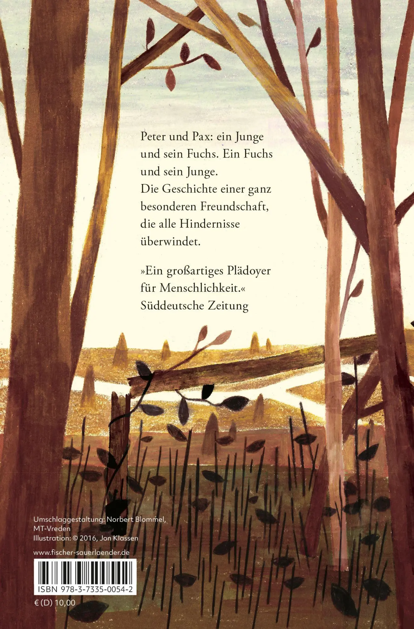 Rückseite: 9783733500542 | Mein Freund Pax | Sara Pennypacker | Taschenbuch | Mein Freund Pax