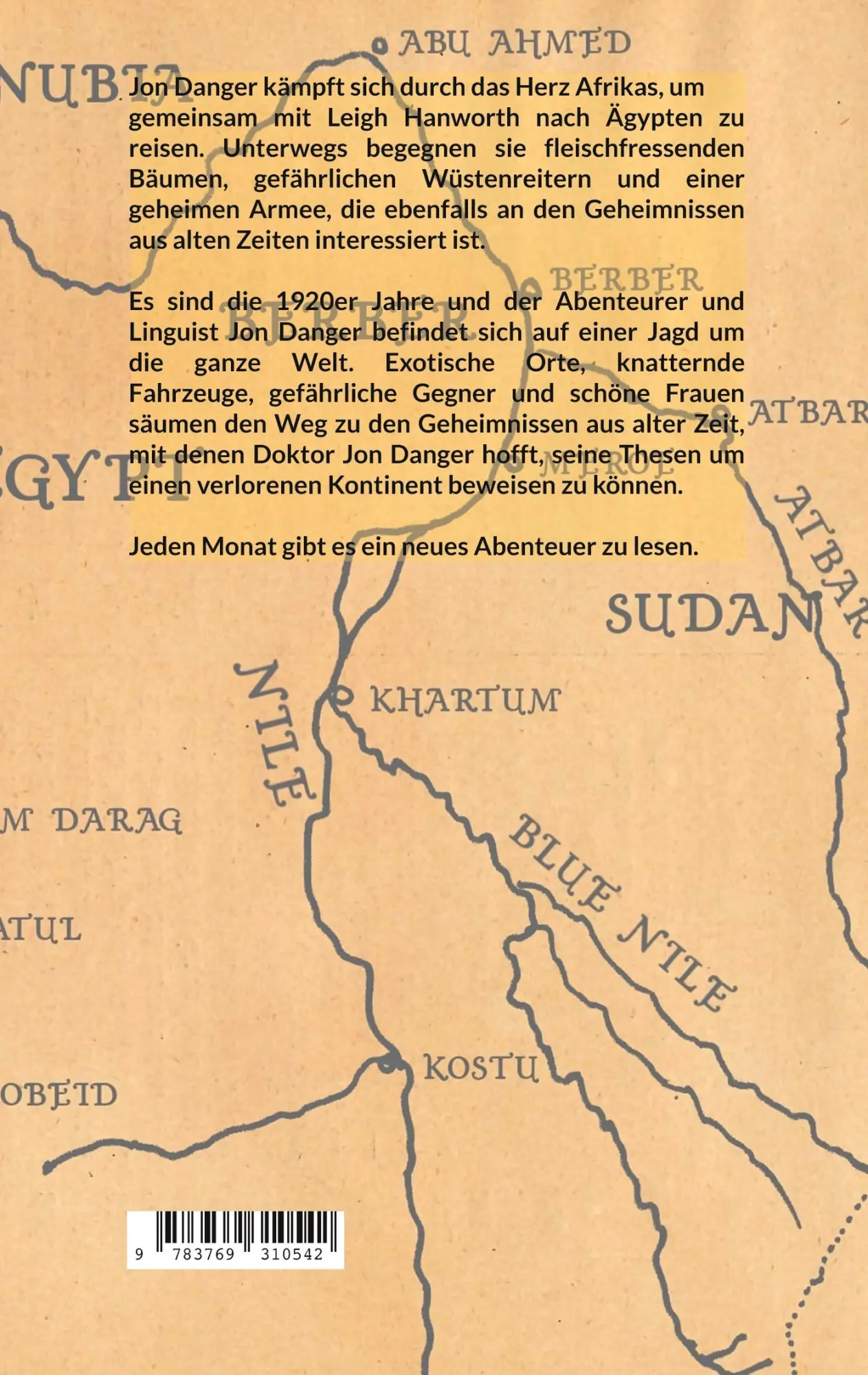 Rückseite: 9783769310542 | Jon Danger und die Nubischen Pyramiden | Marten Zabel | Taschenbuch
