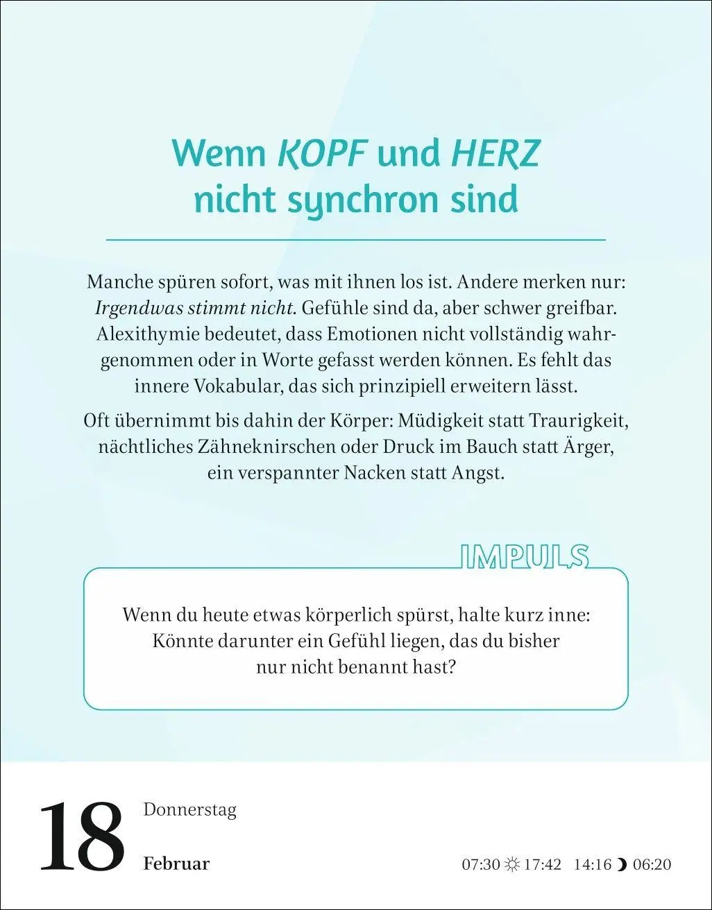 Bild: 9783840040542 | Der Psychologie-Kalender Tagesabreißkalender 2027 - Endlich wissen,...