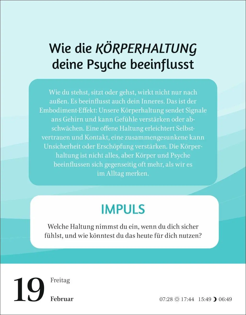 Bild: 9783840040542 | Der Psychologie-Kalender Tagesabreißkalender 2027 - Endlich wissen,...