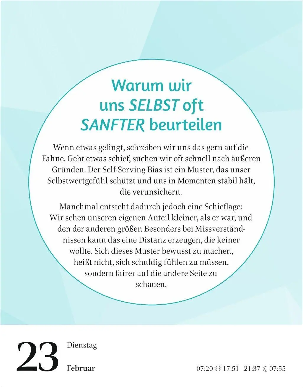 Bild: 9783840040542 | Der Psychologie-Kalender Tagesabreißkalender 2027 - Endlich wissen,...