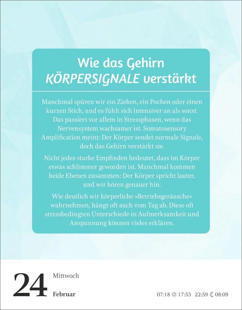 Bild: 9783840040542 | Der Psychologie-Kalender Tagesabreißkalender 2027 - Endlich wissen,...